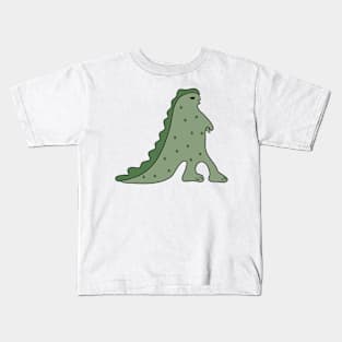 Ancient dinosaur. Lizard. Alien. Unknown creature. Kids T-Shirt